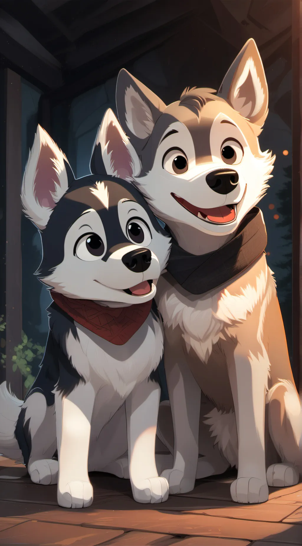 ai character: homless doggys background