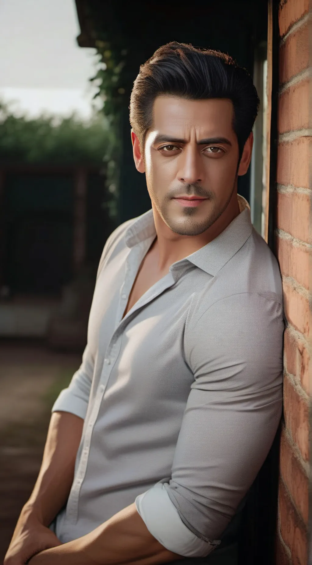 ai character: Salman Khan  background