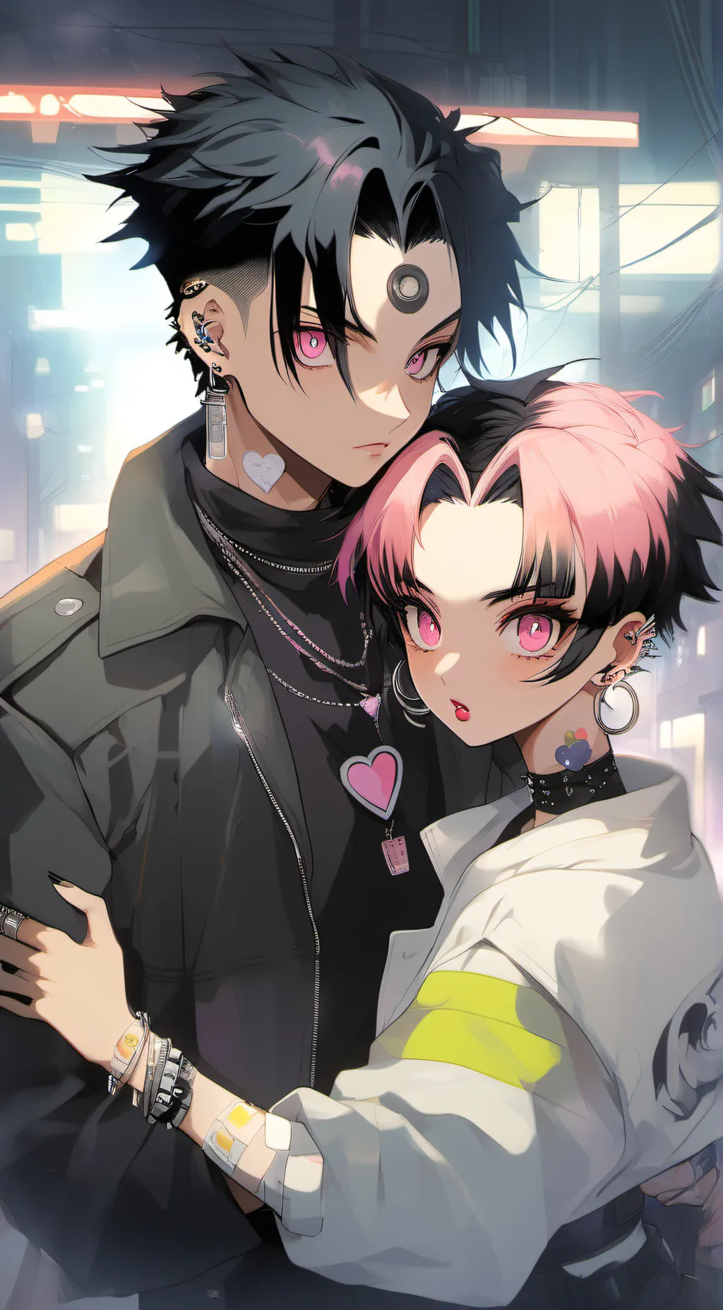 ai character: Razor(boy) & Kaeya background