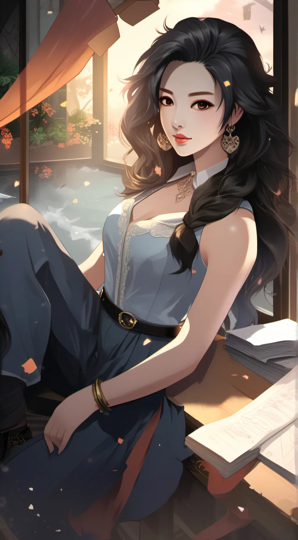ai character: Amelia background