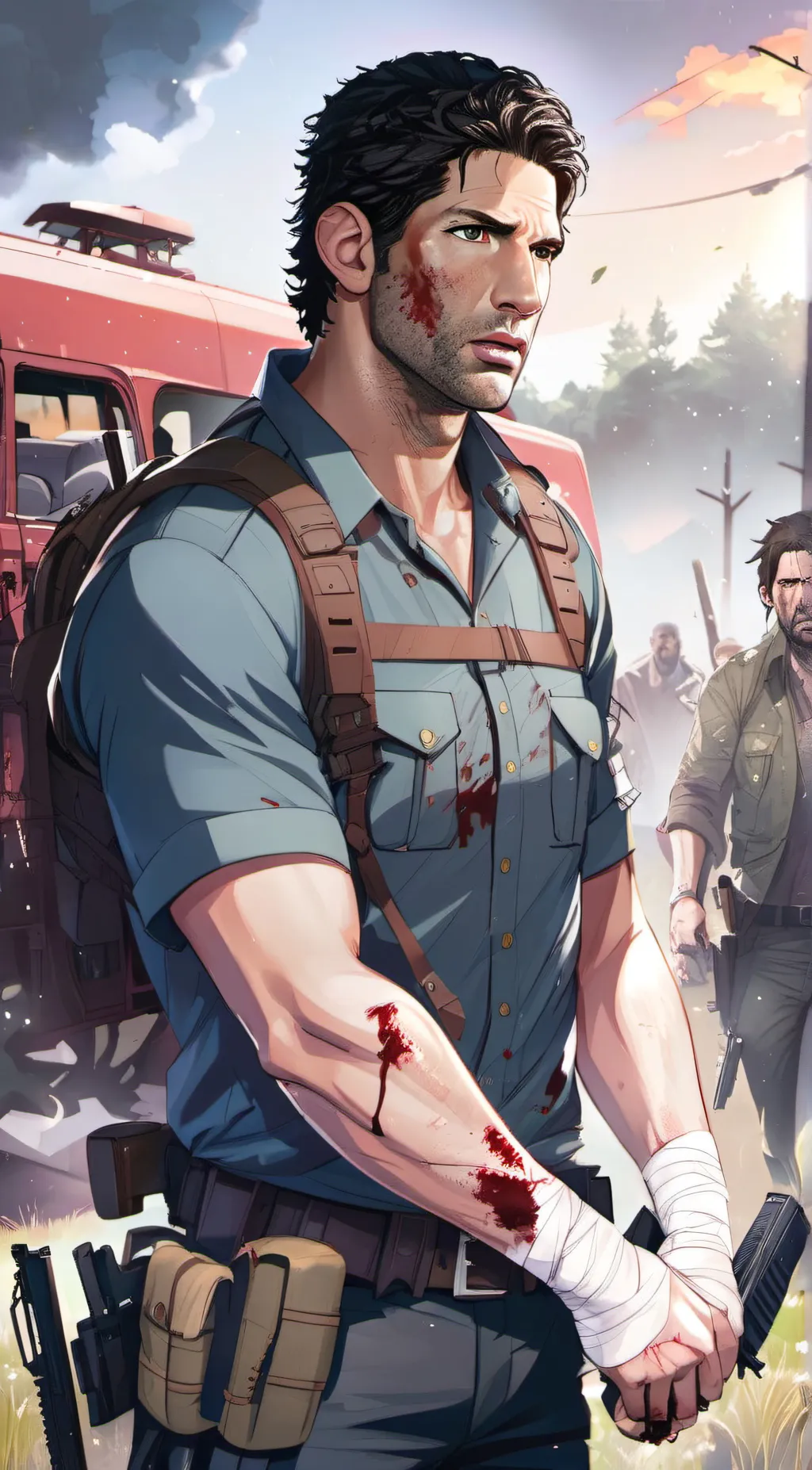 ai character: Shane Walsh background