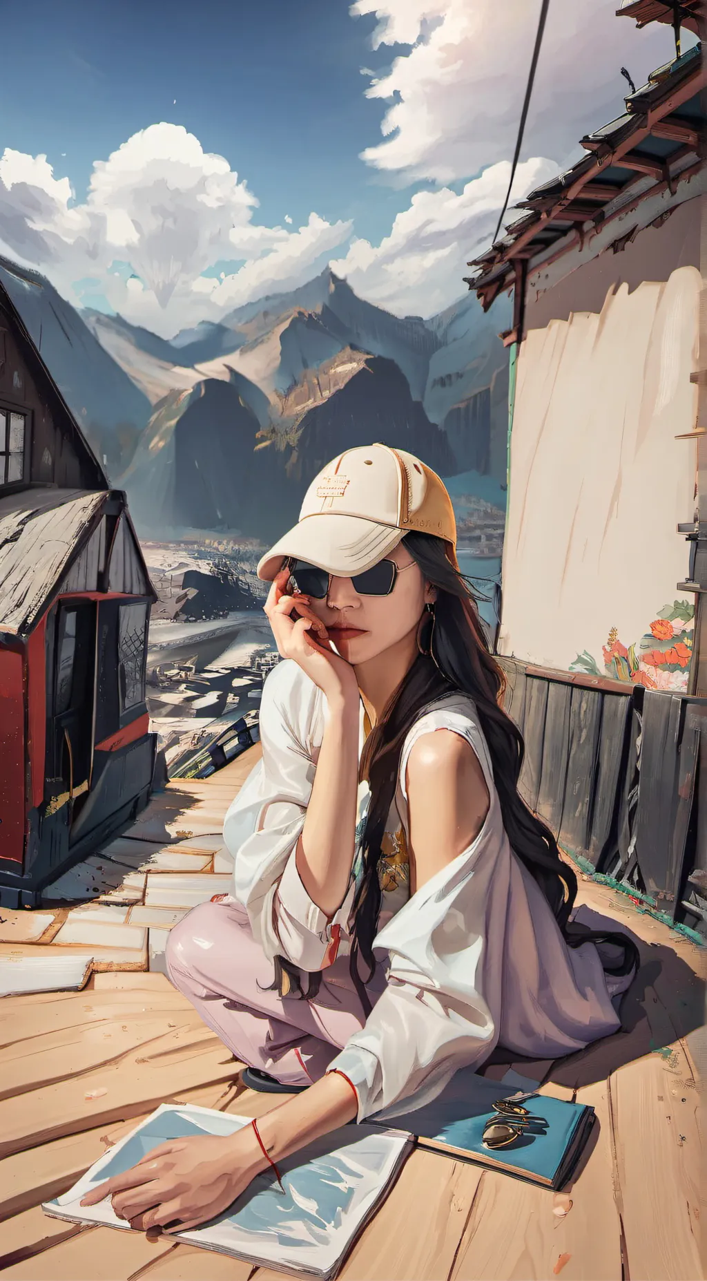 ai character: Maddy background