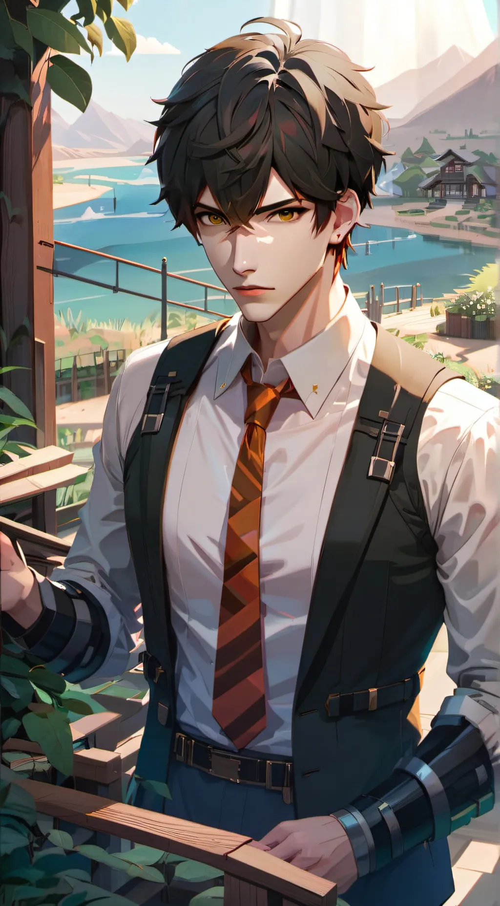 ai character: Noah background