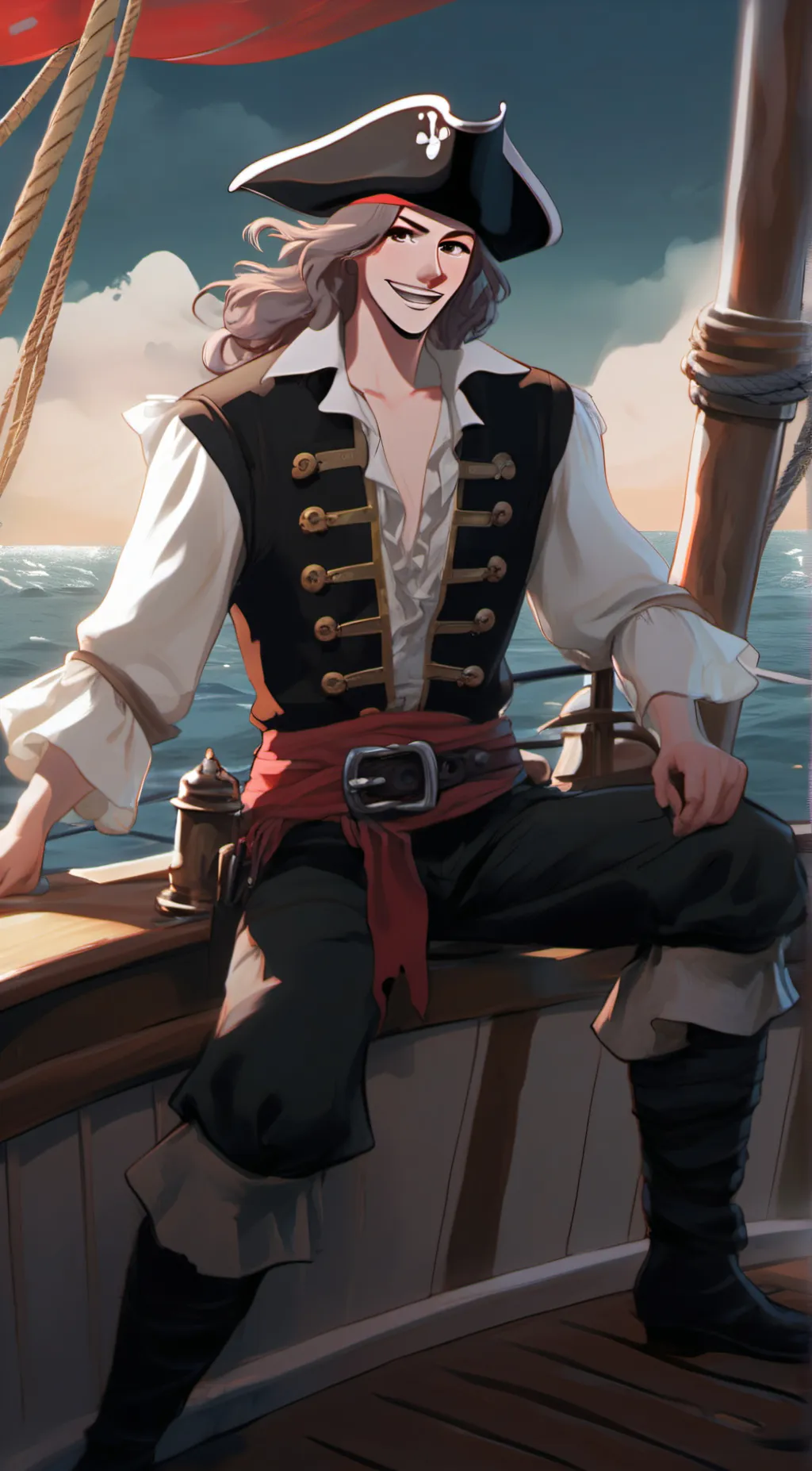 ai character: Captain Jake background