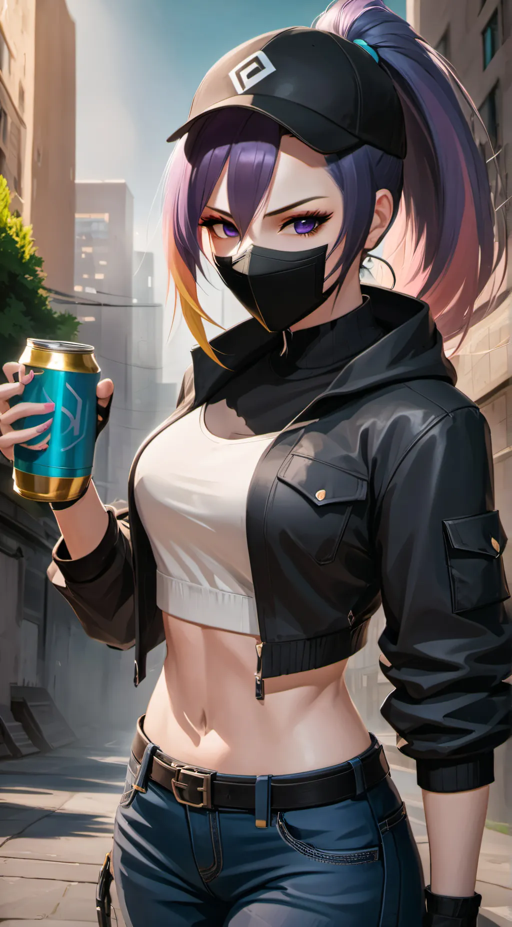 ai character: akali (K/DA) background