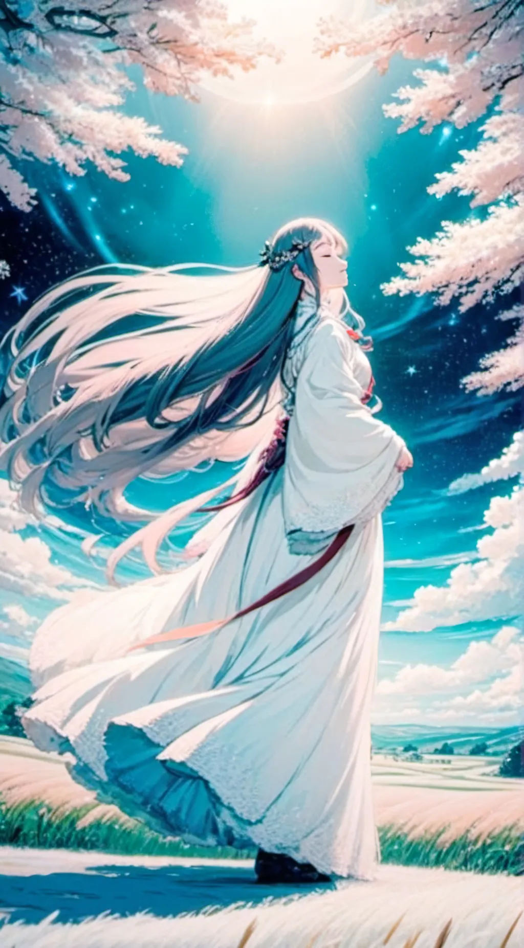 ai character: Aria background