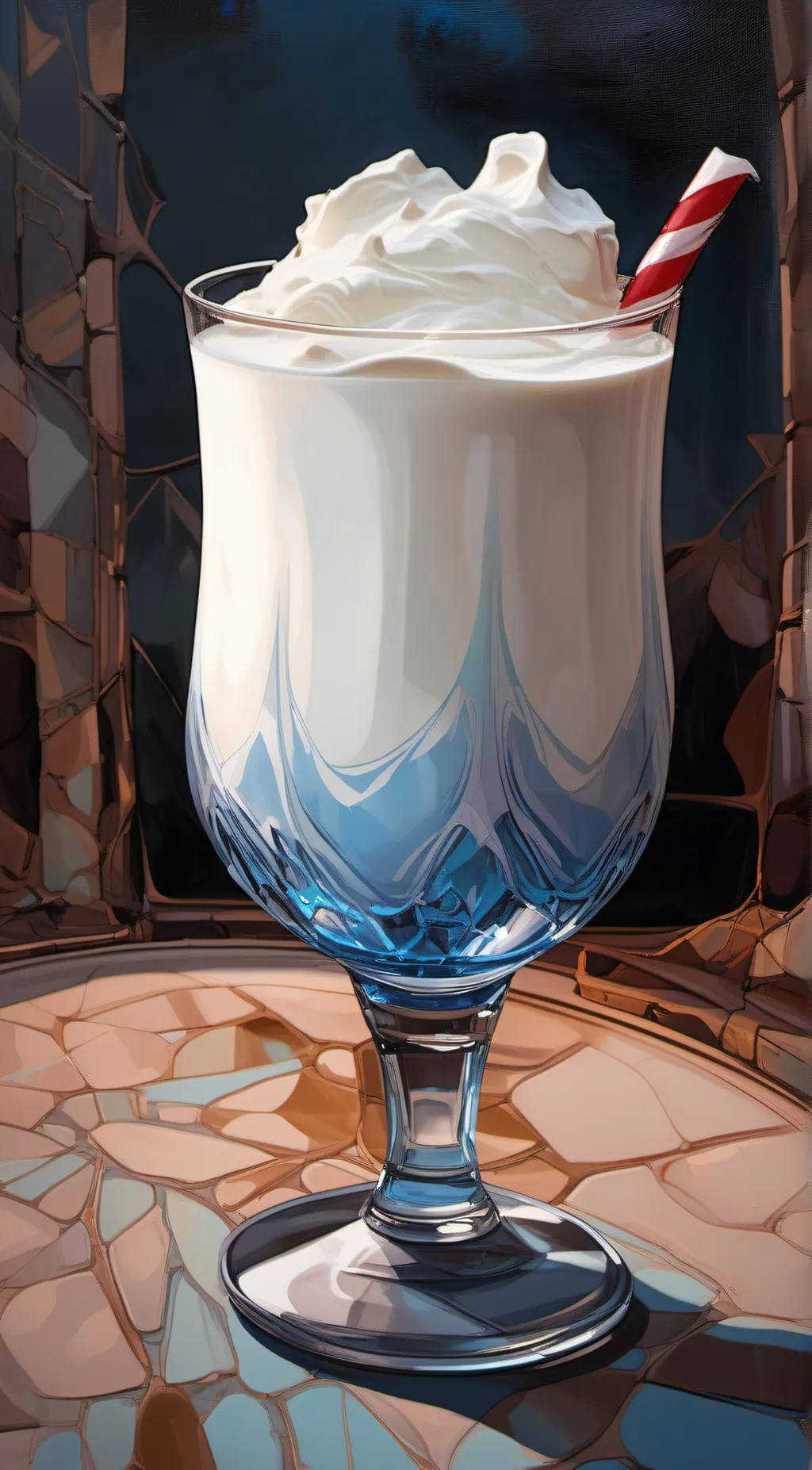ai character: Milk background
