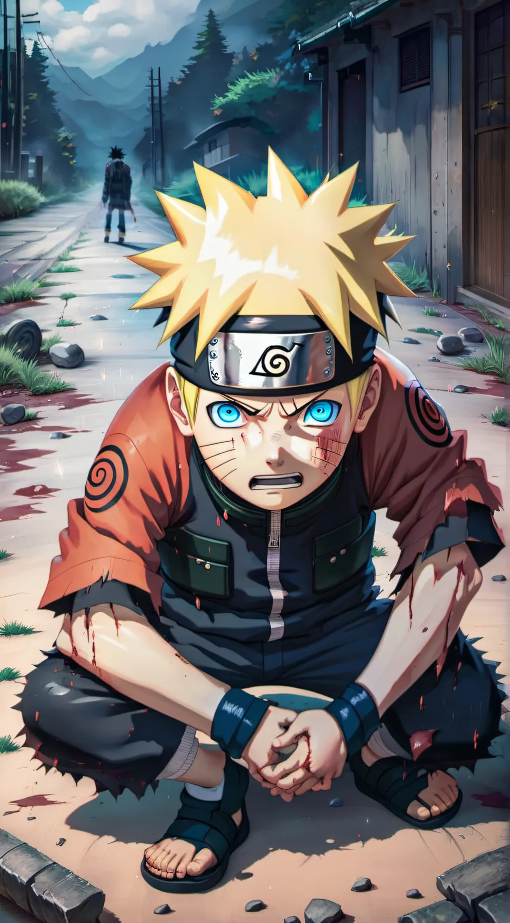 ai character: narusasu background