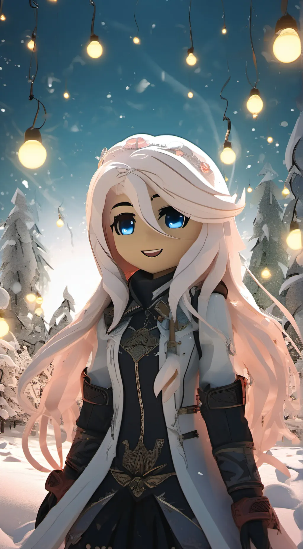 ai character: Luna background