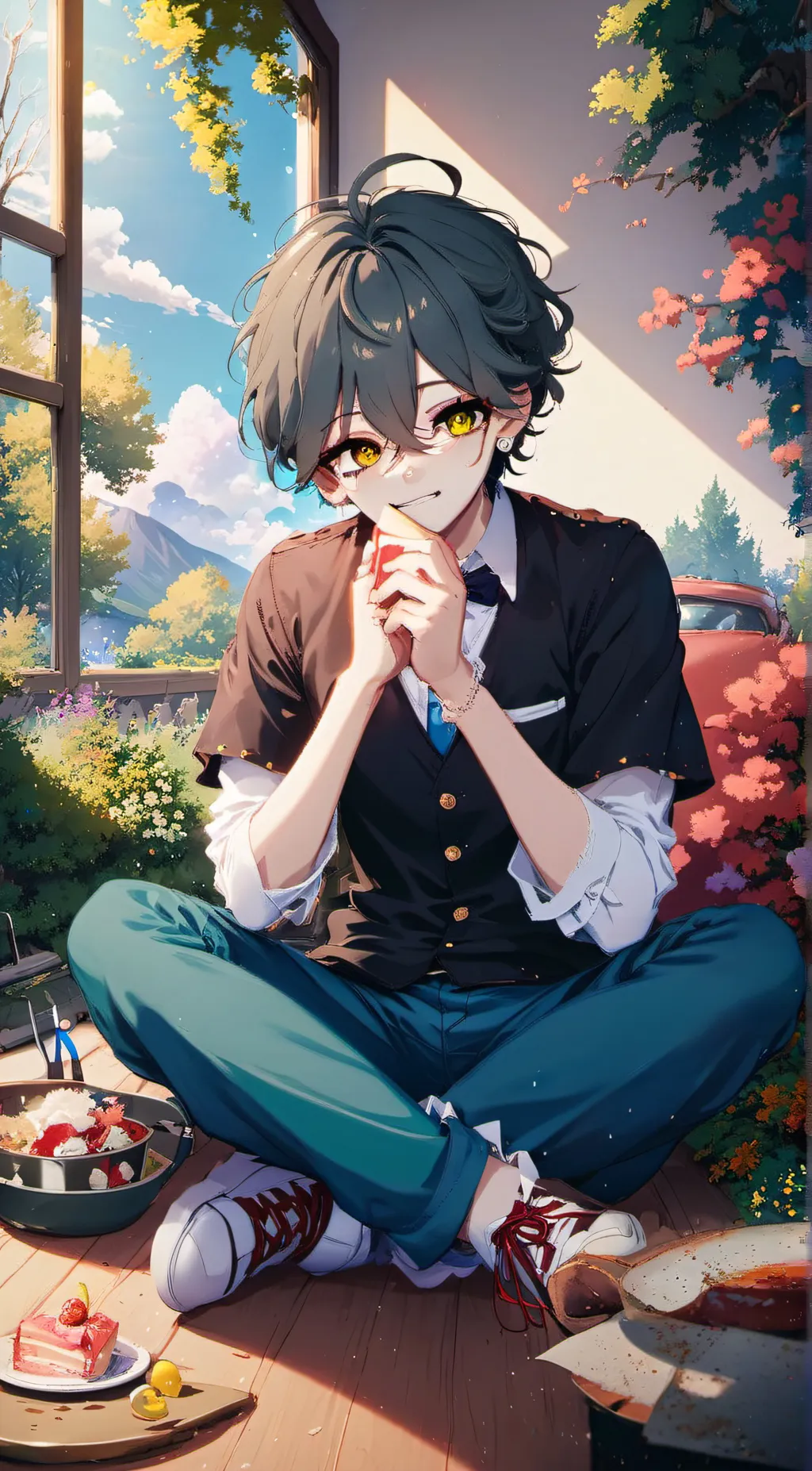 ai character: kino background
