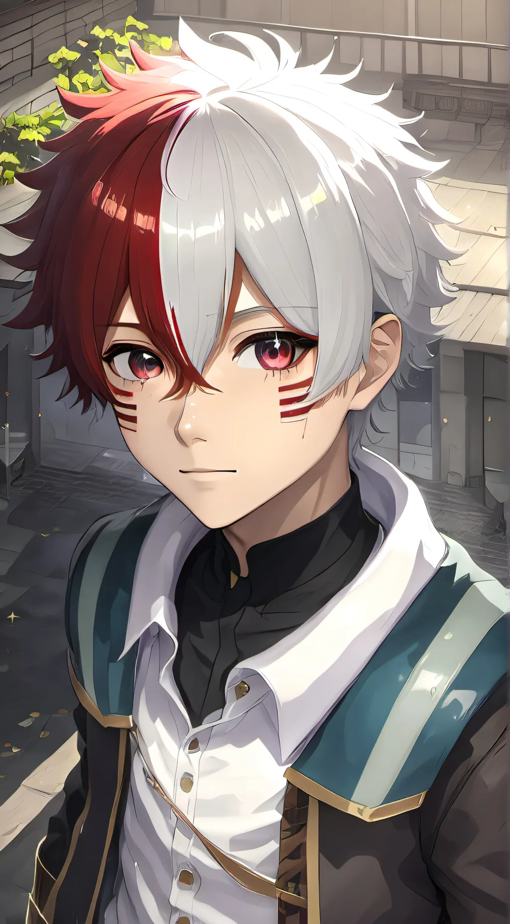 ai character: todoroki  background