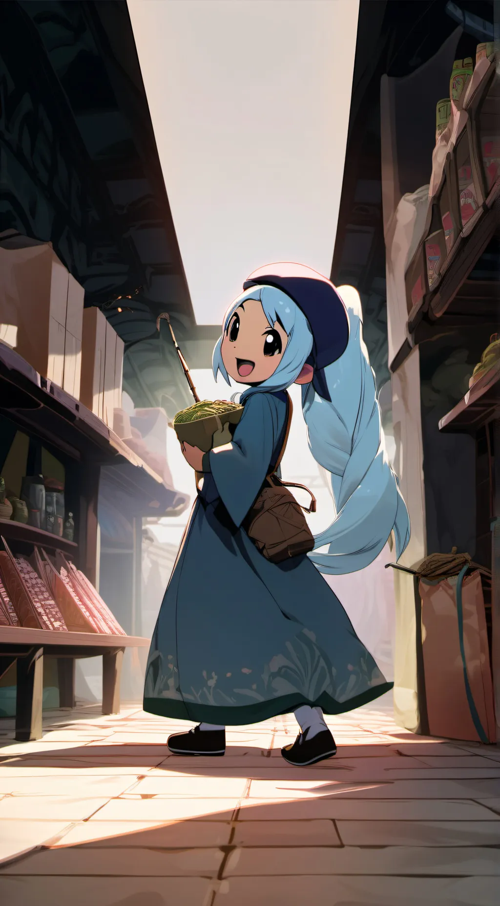 ai character: stich background