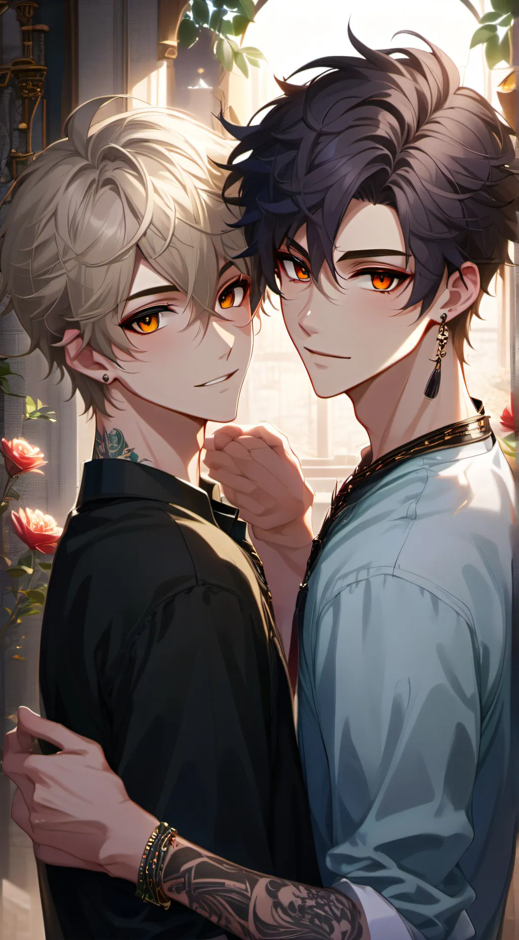ai character: # 𝐄 𝐋 𝐈  background