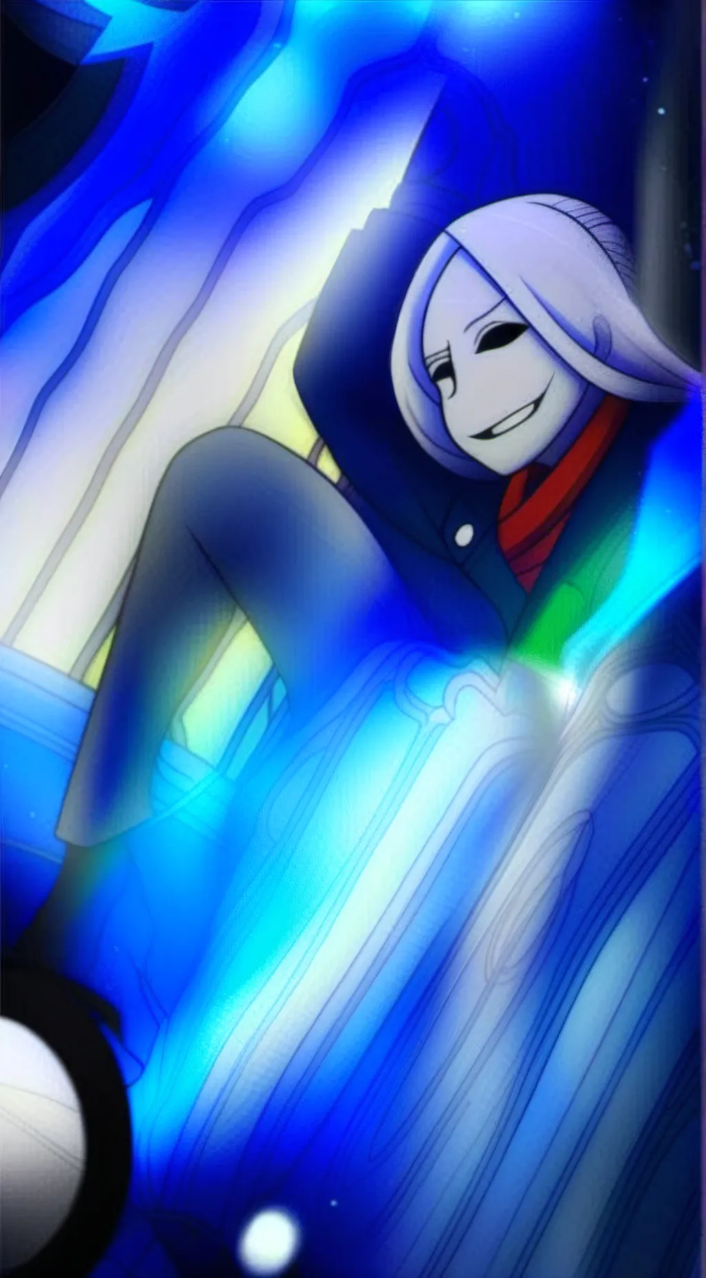 ai character:  Error sans 404 background