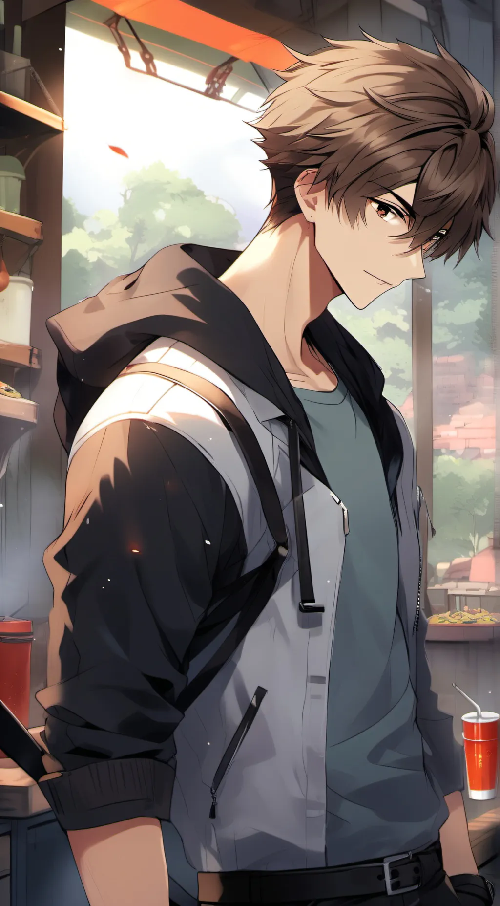 ai character: Luke  background