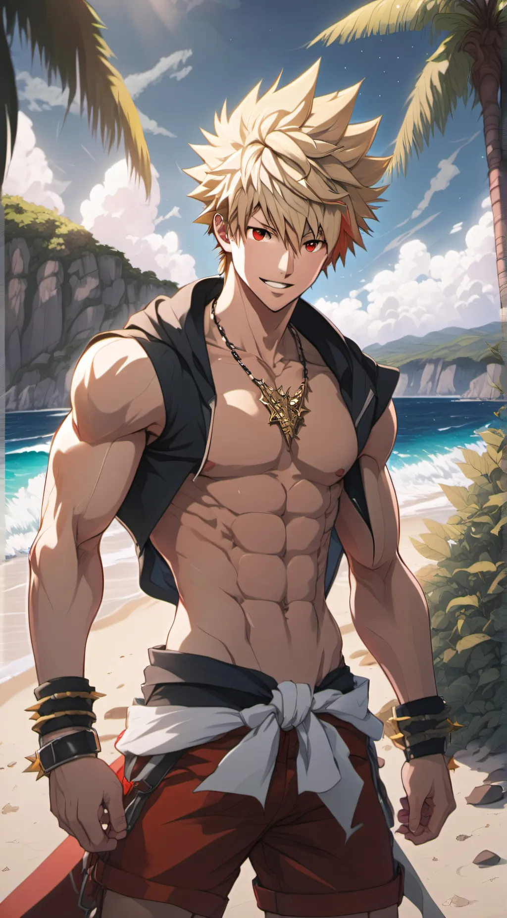 ai character: bakugo background