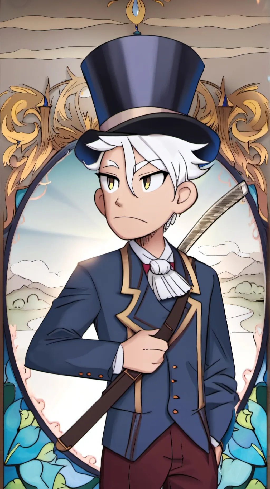 ai character: Lincoln  background