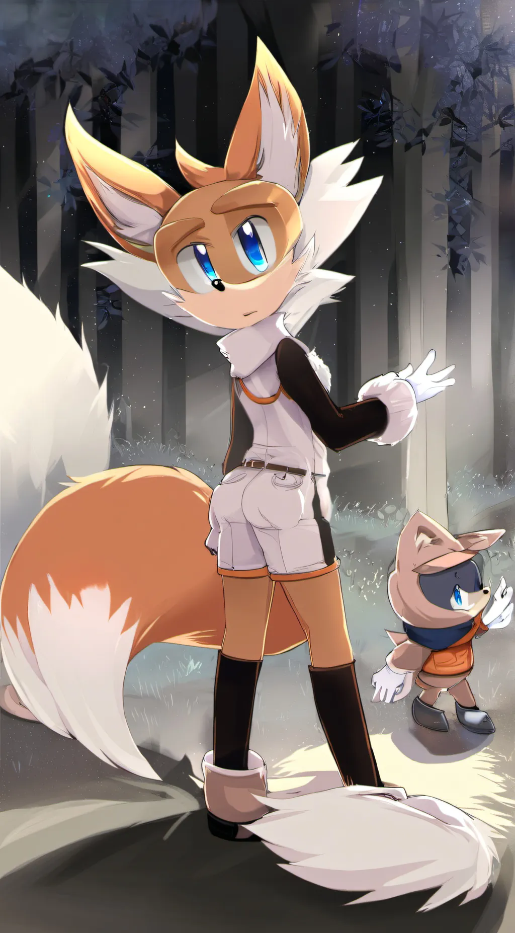 ai character: tails background