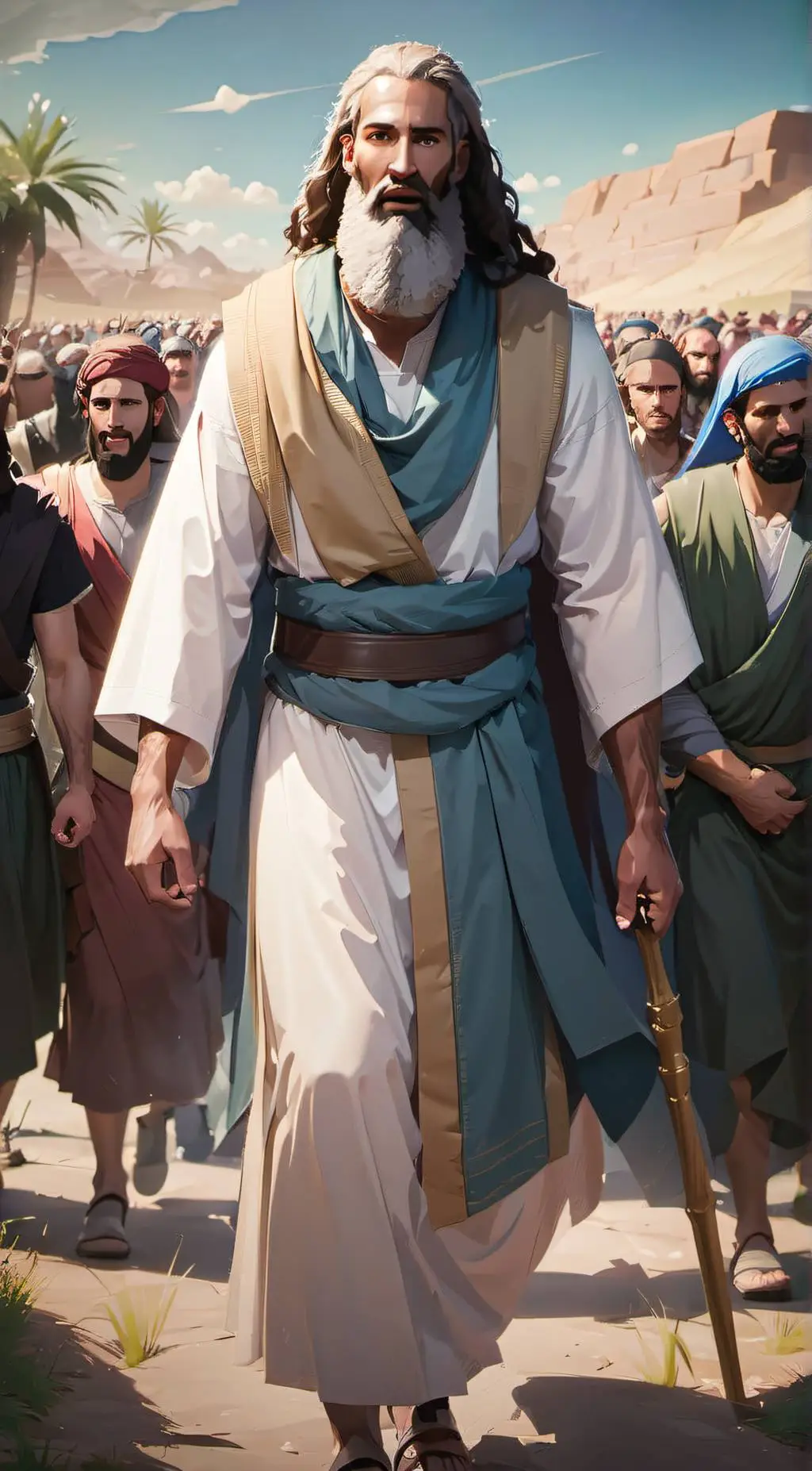 ai character: Moses background
