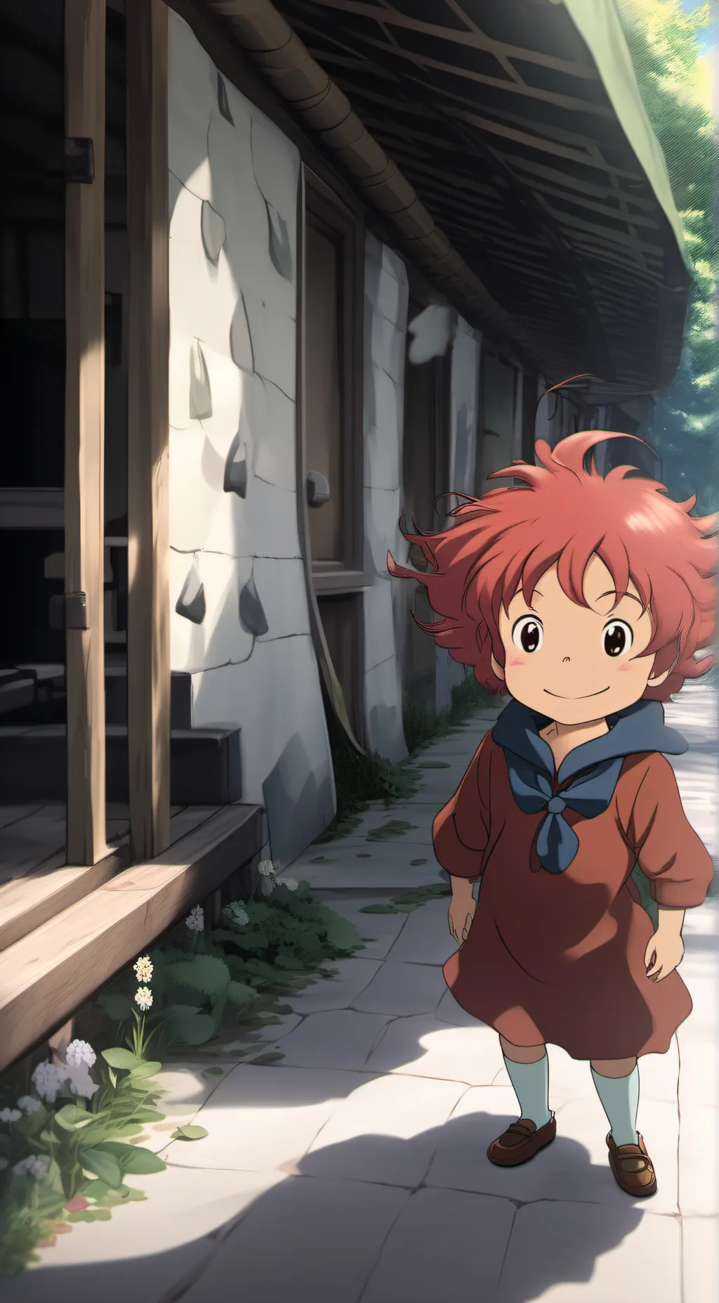 ai character: Ponyo background