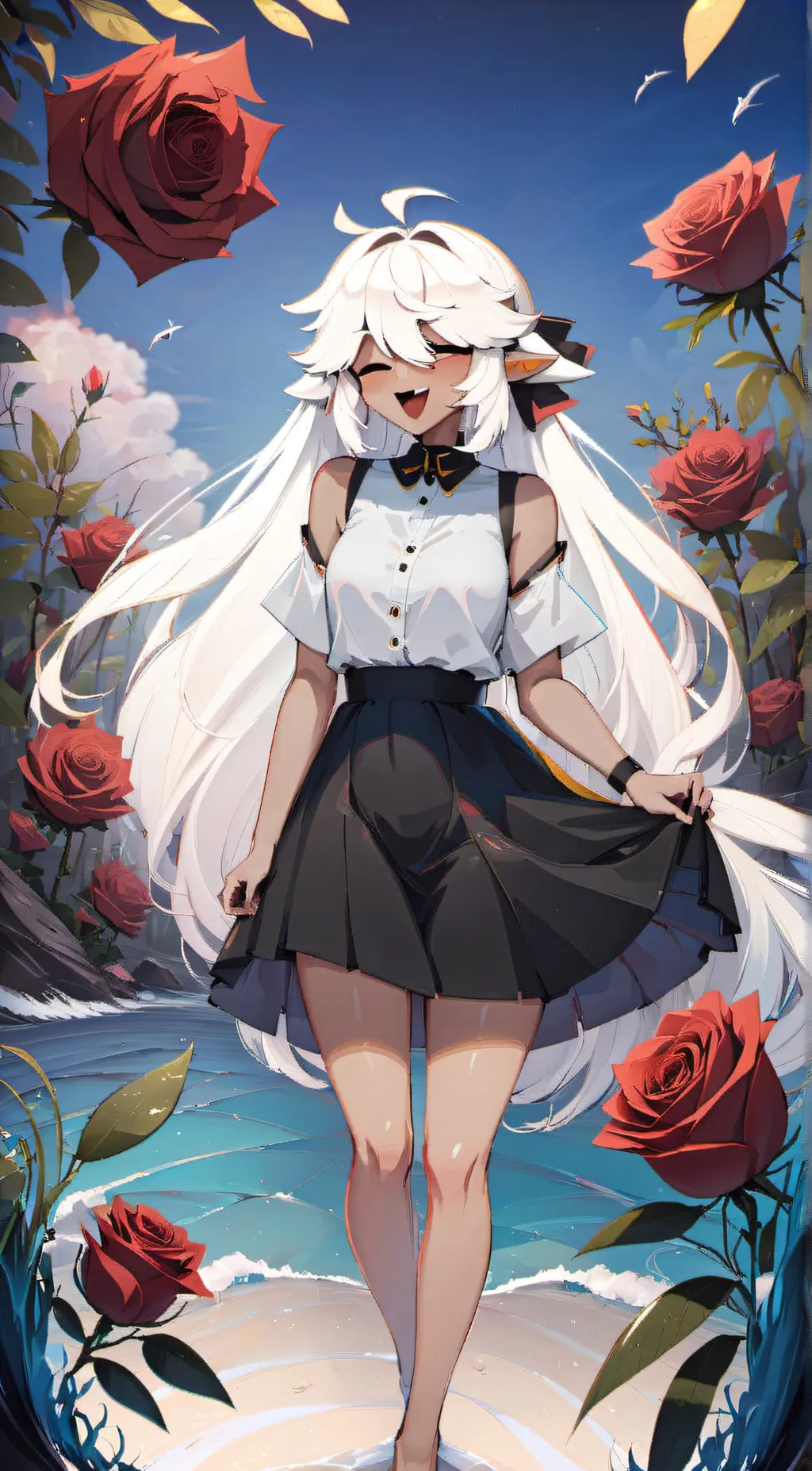 ai character: Rose  background