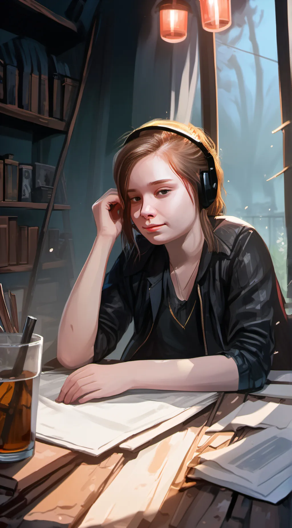 ai character: maria background