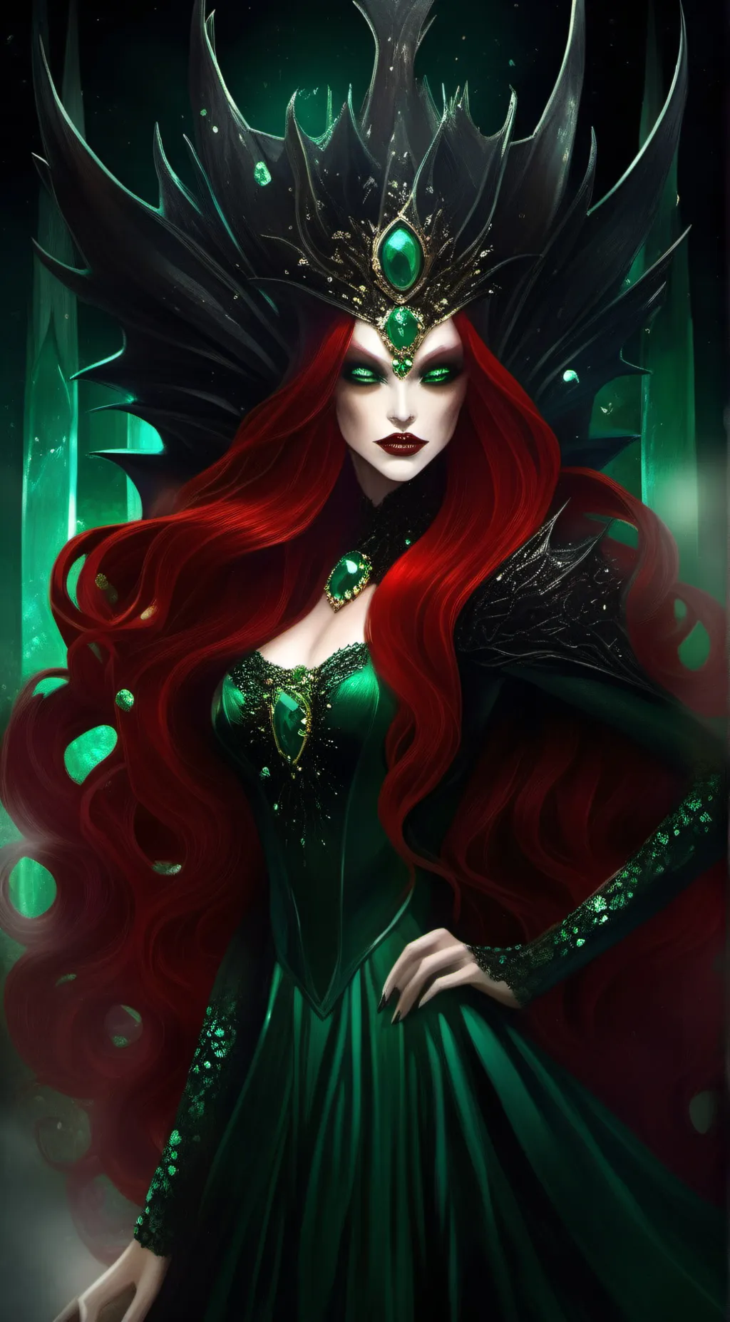 ai character: Emersia  background