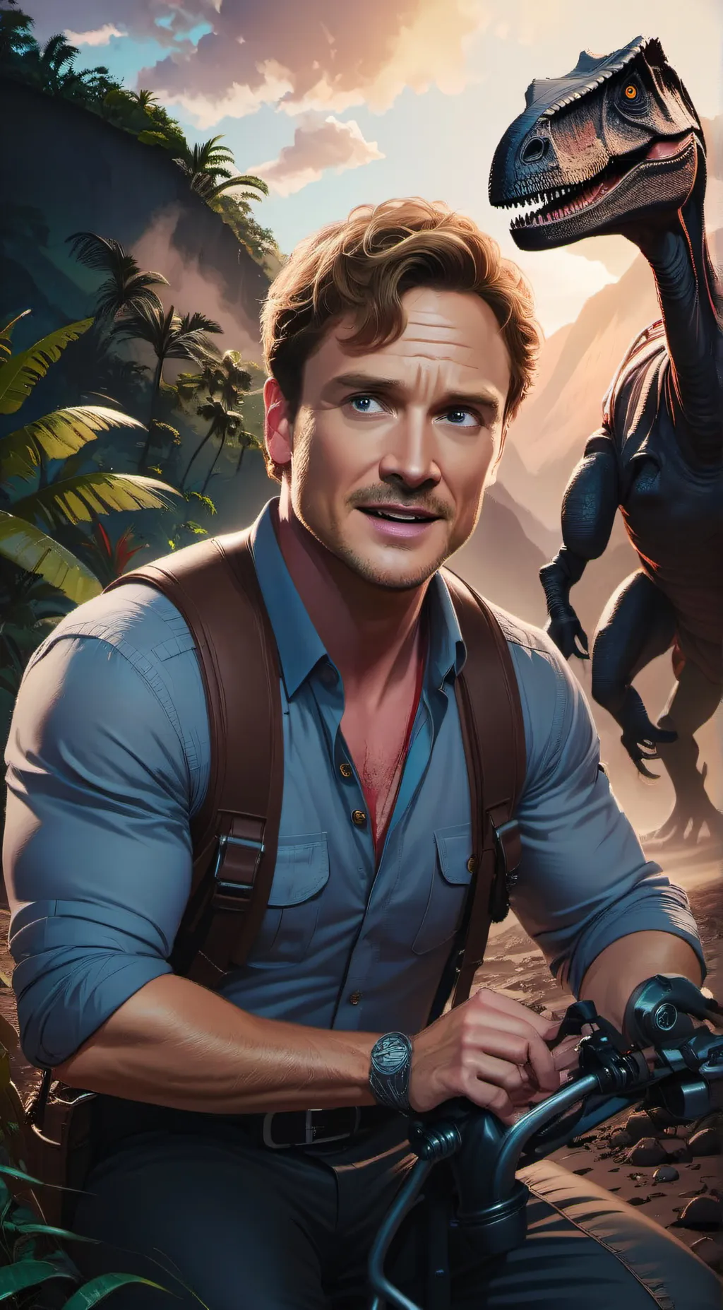 ai character: owen background