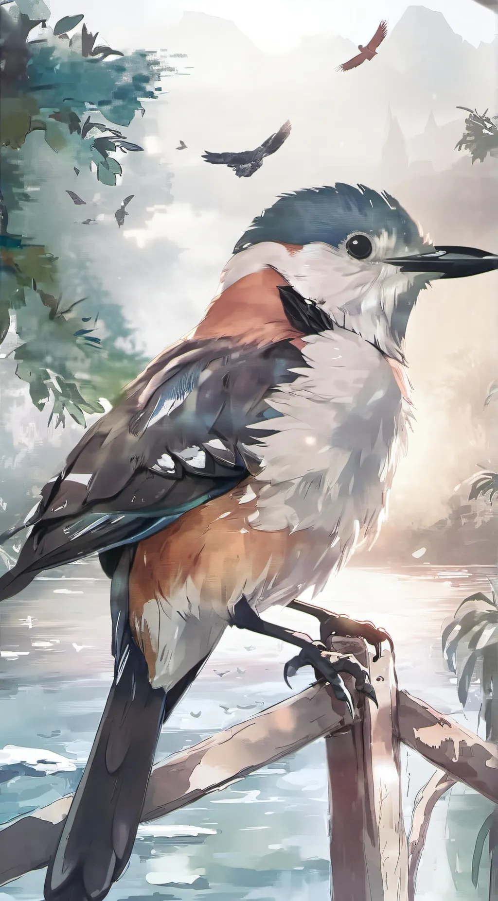 ai character: birdo background