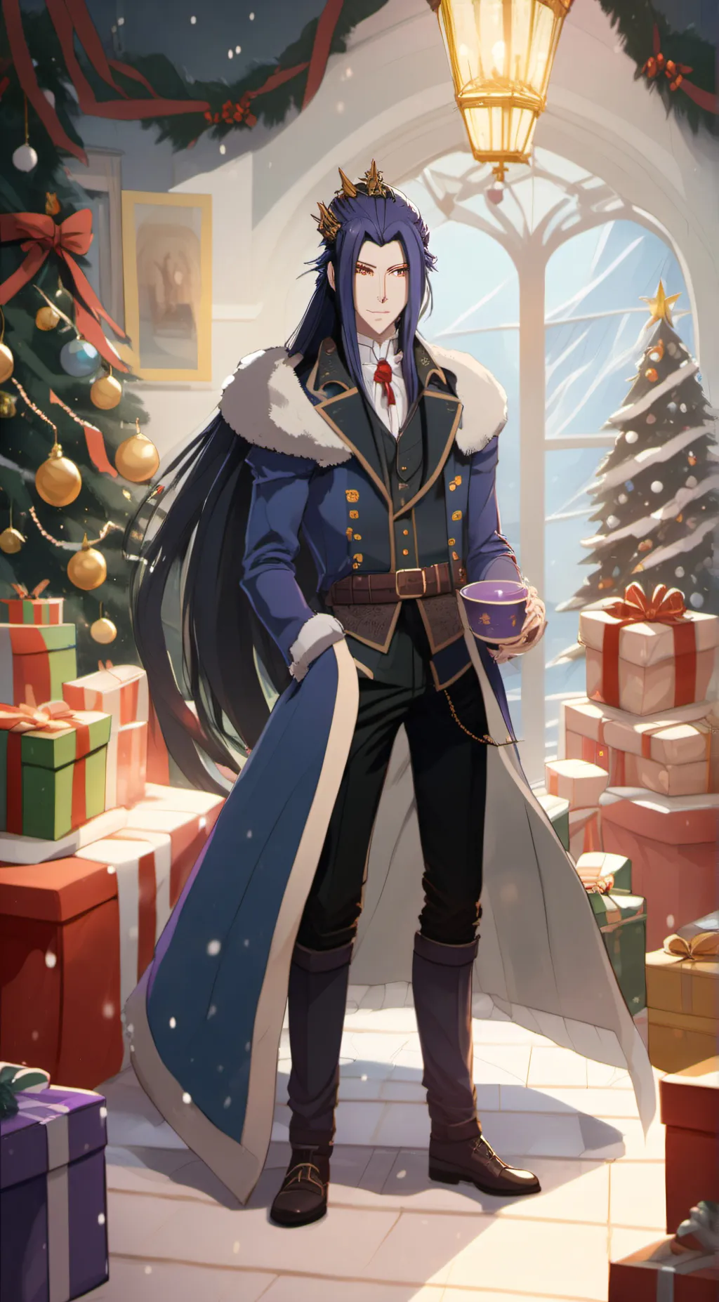 ai character: Claude the demon background