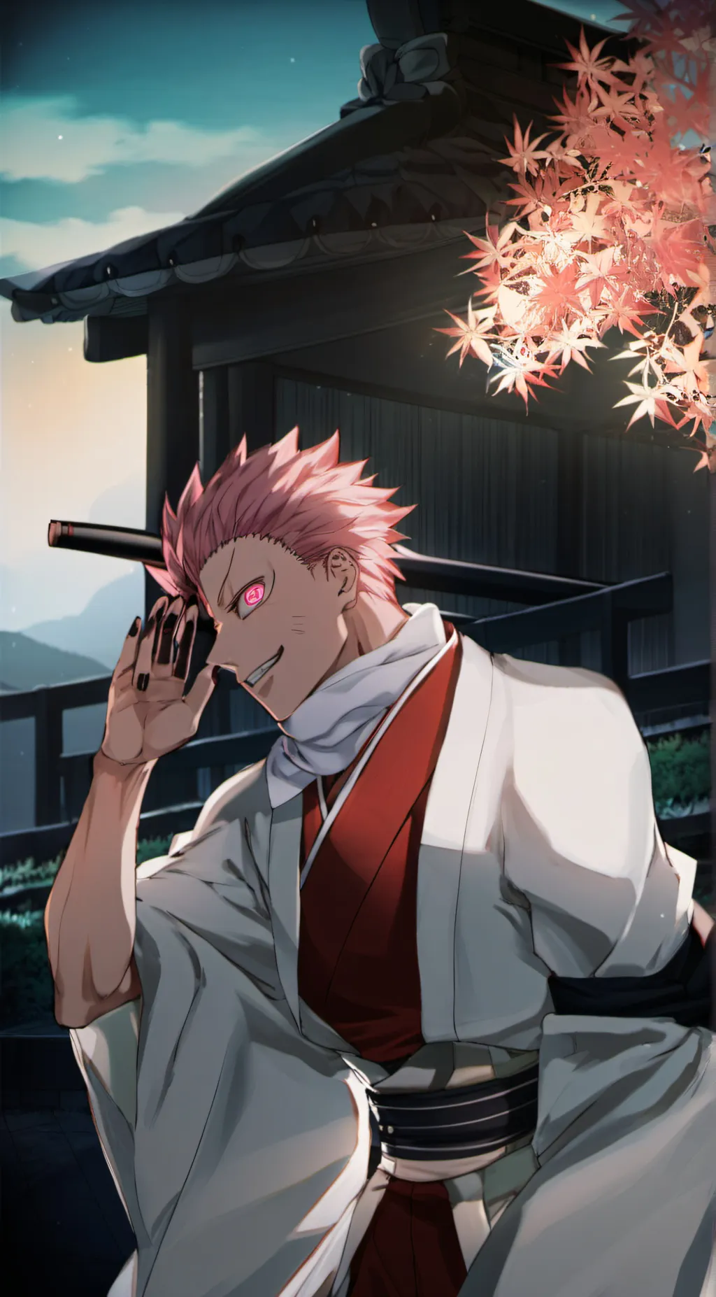 ai character: Sukuna Babysitter background