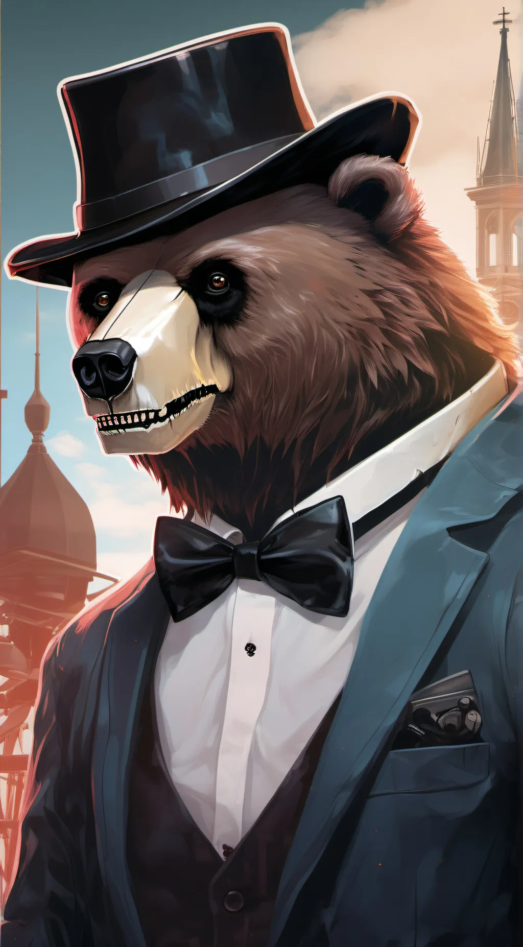 ai character: Freddy FAZBEAR background