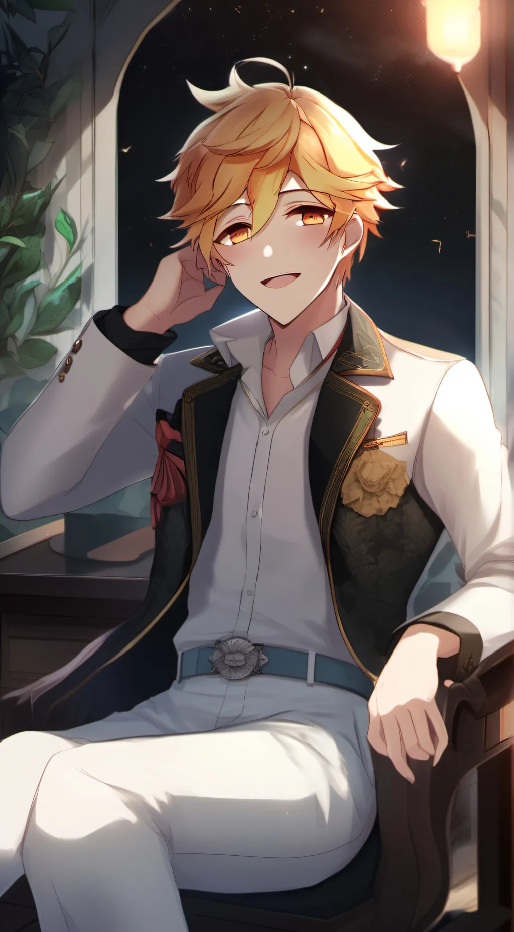 ai character: Damien background