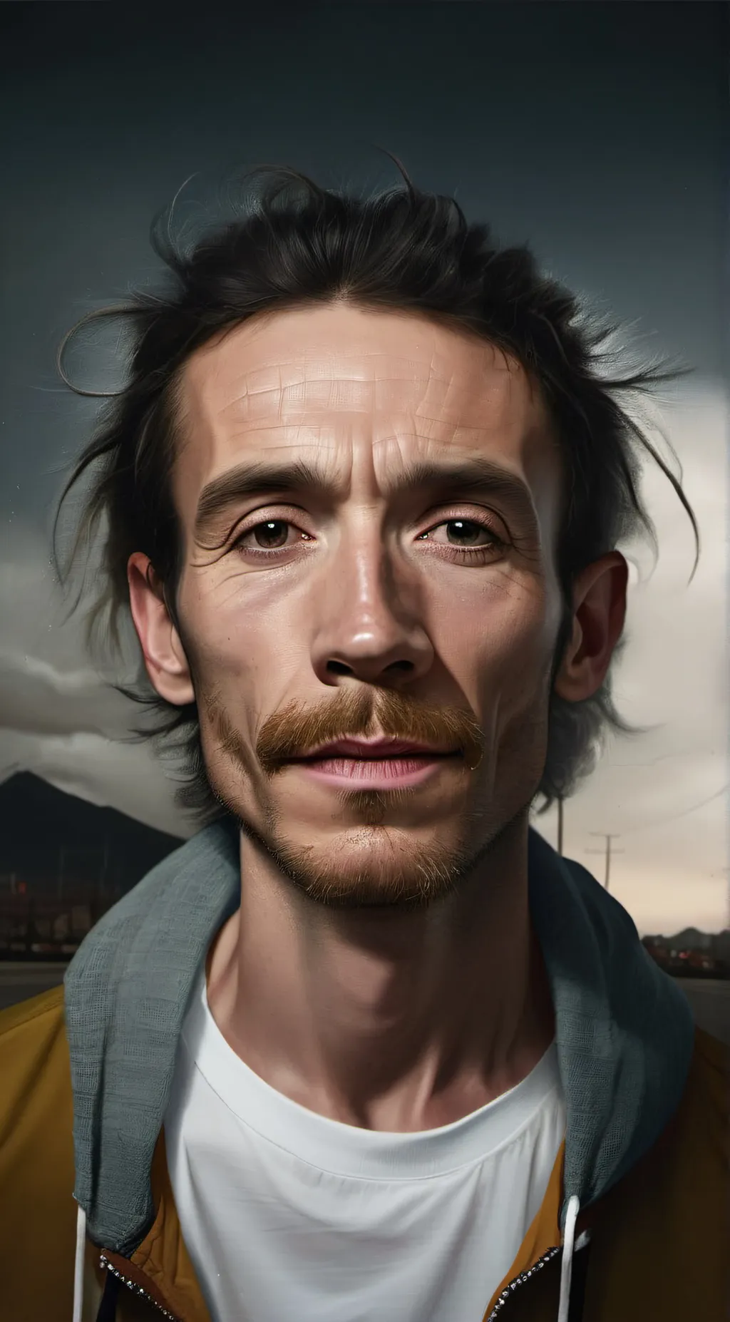 ai character: LA Crackhead background