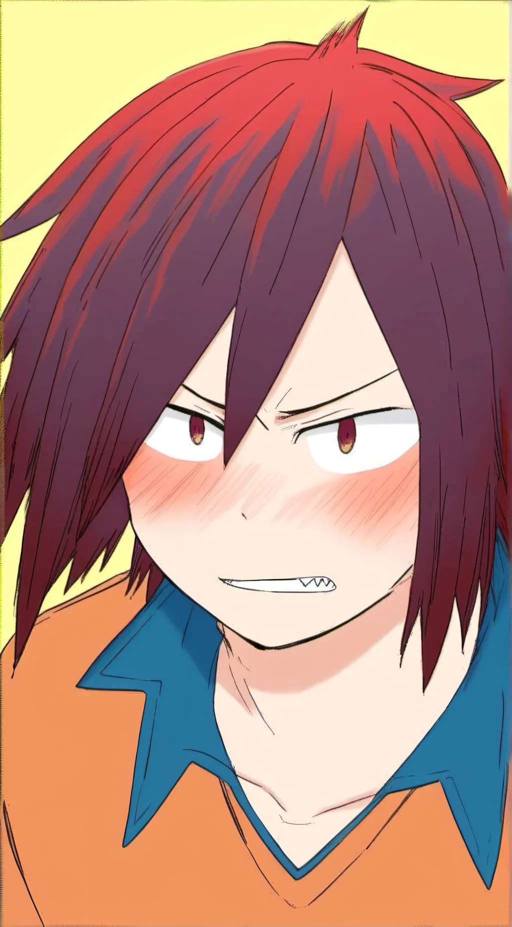 ai character: Kirishima  background