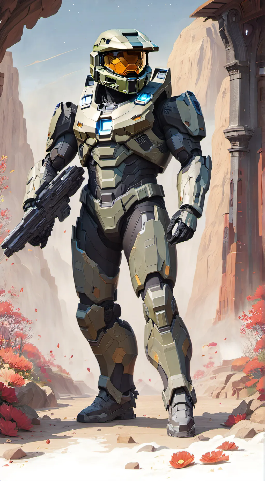 ai character: Master Chief background