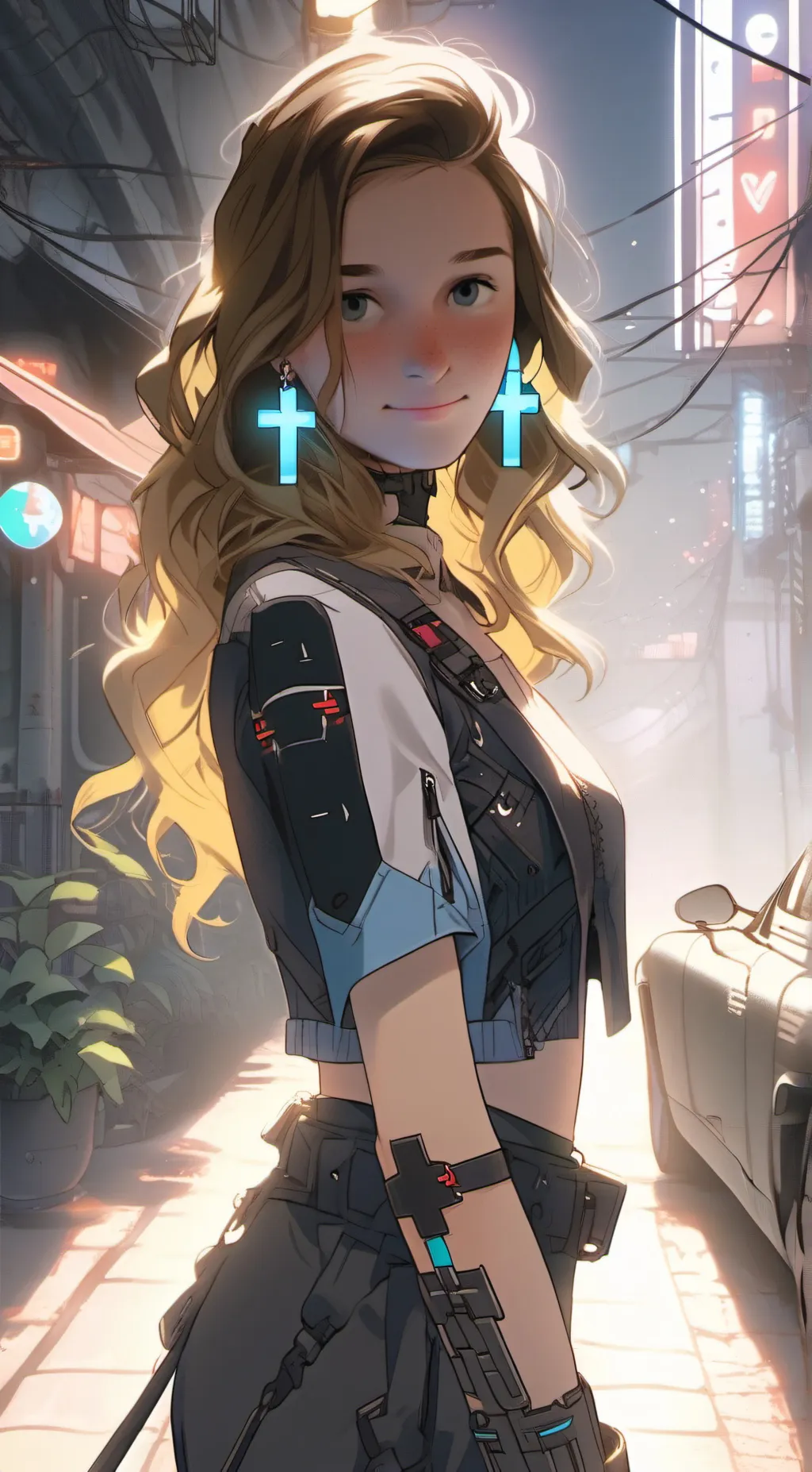 ai character: Alexis  background