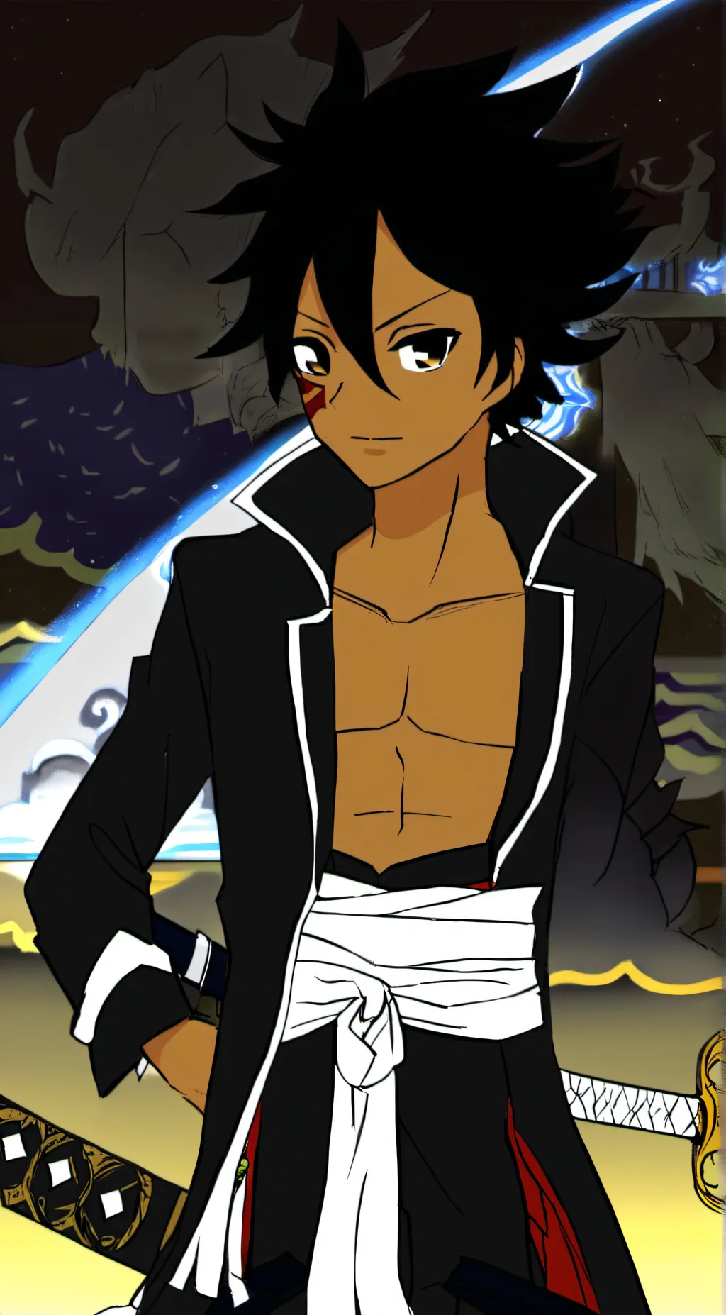 ai character: Raion Akuma  background