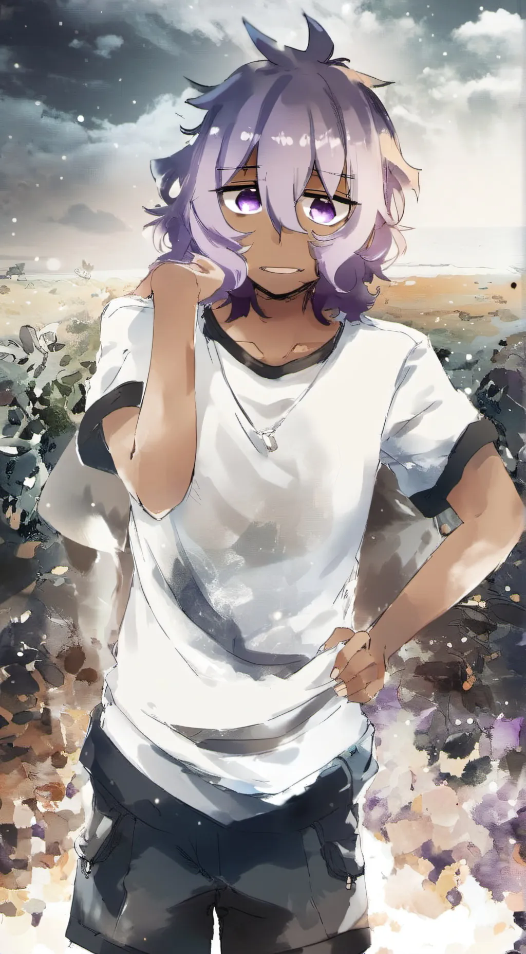 ai character: Libra background