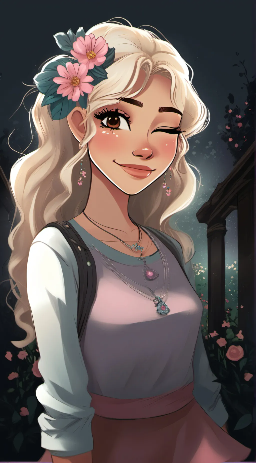 ai character: Bella background