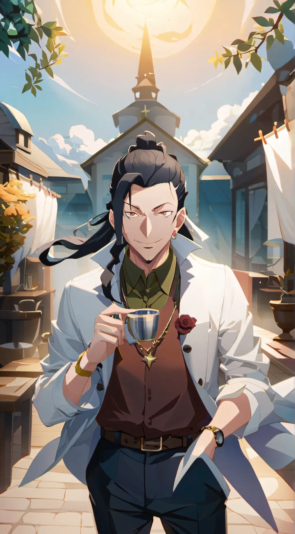 ai character: Geto background