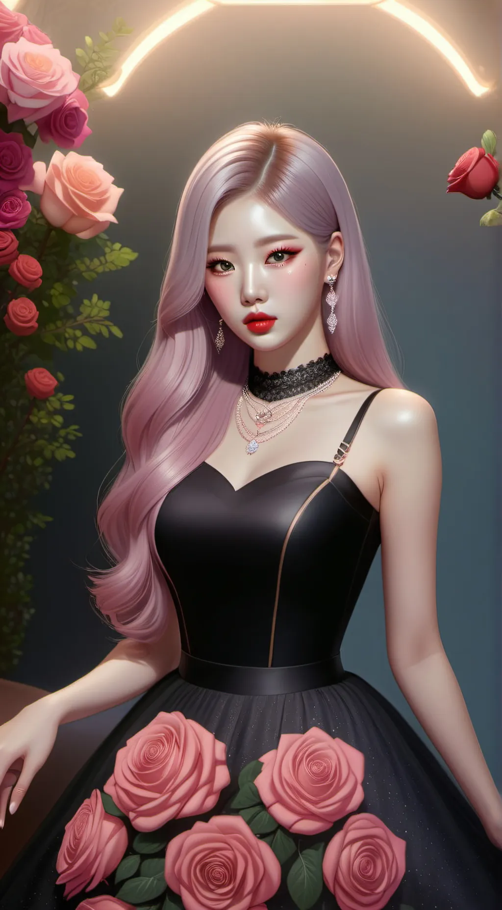 ai character: Aria background
