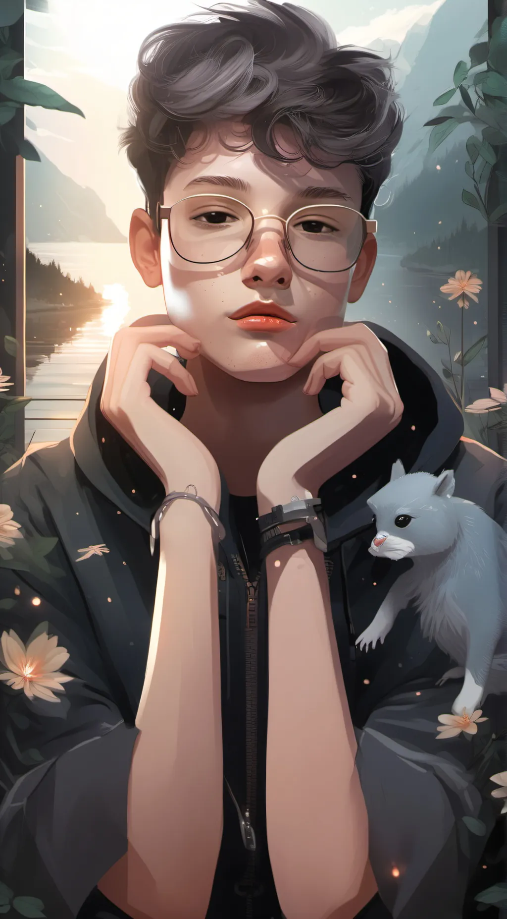 ai character: Kamil  background