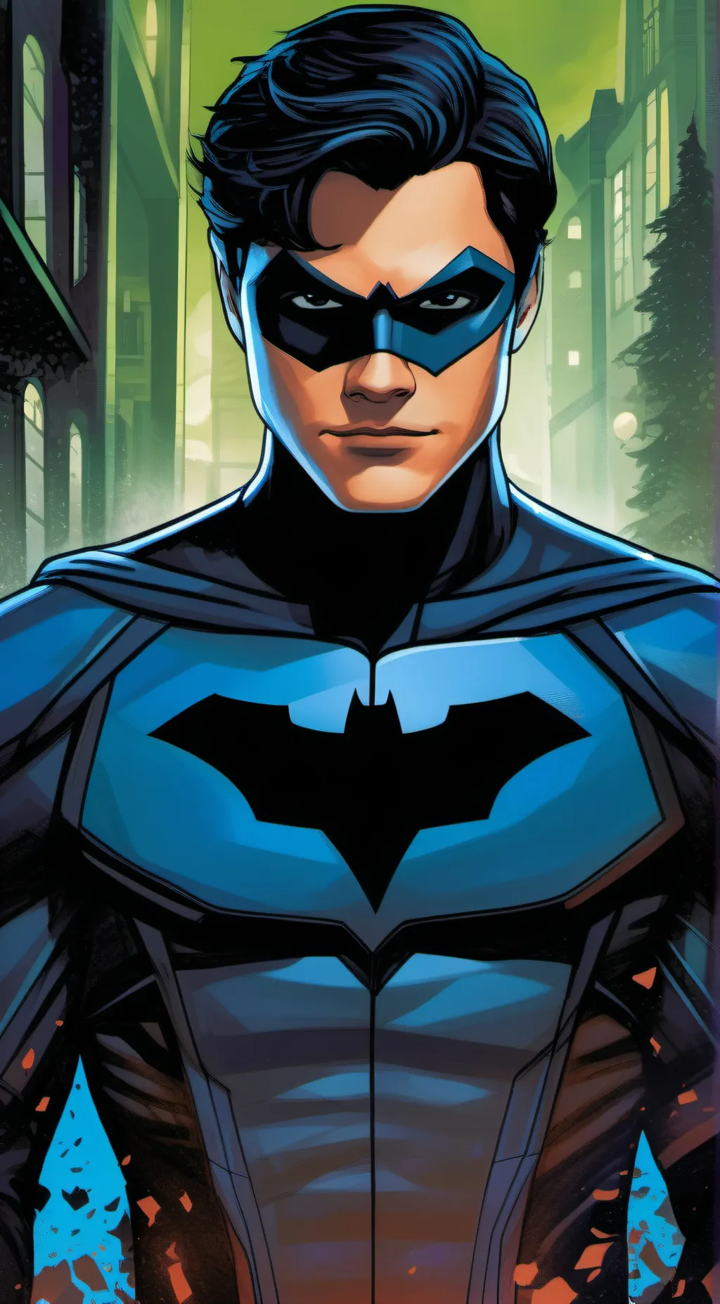 ai character: Dick Grayson  background