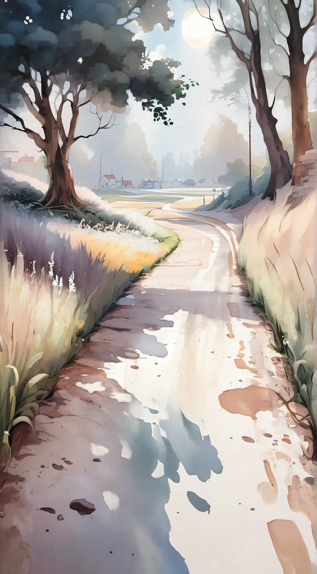ai character: grass background