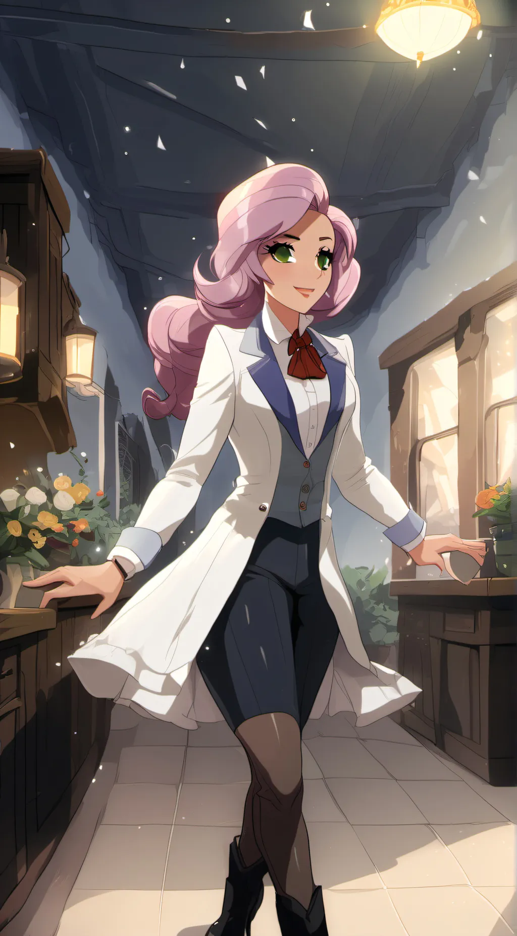 ai character: Ash background