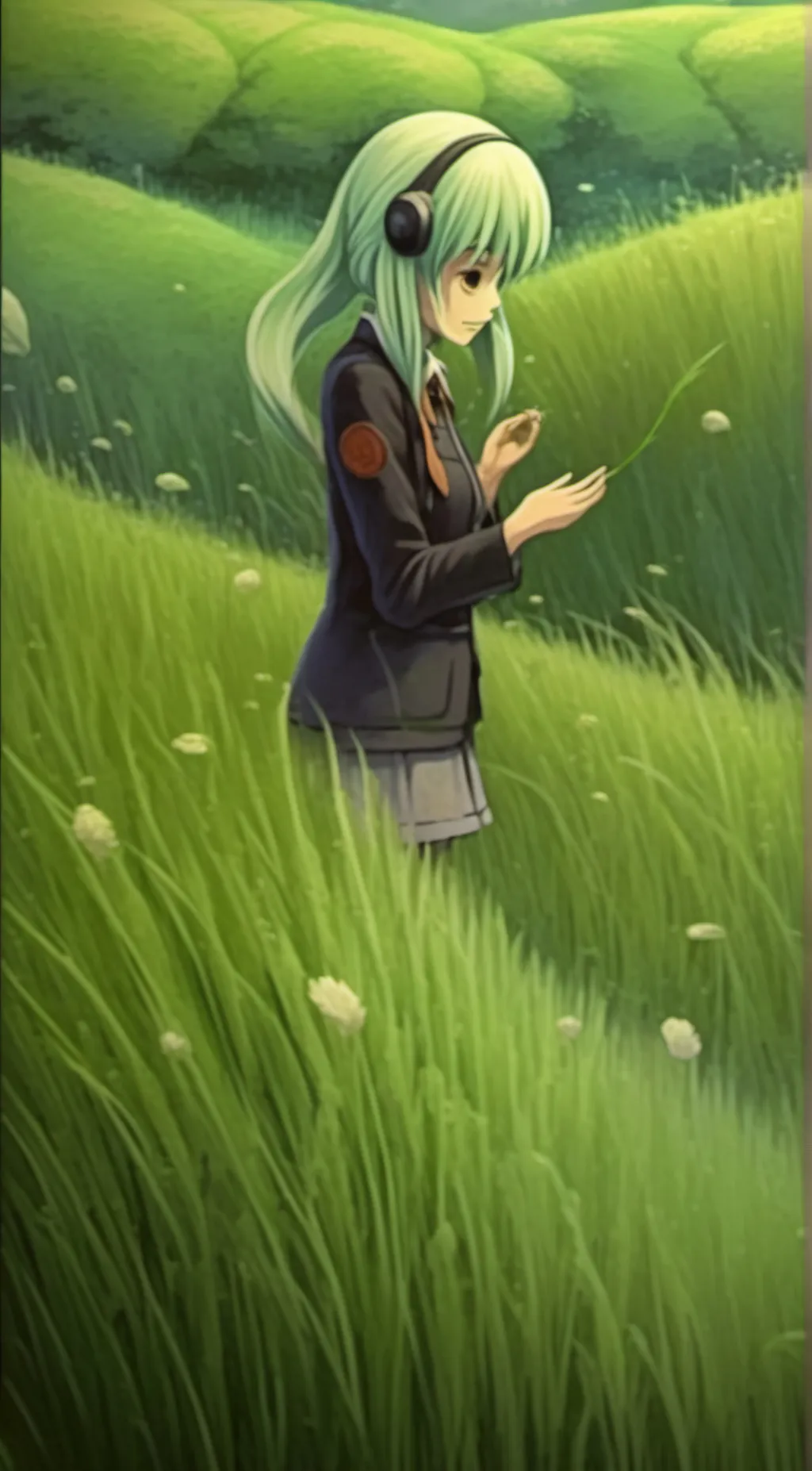 ai character: Grass toucher  background