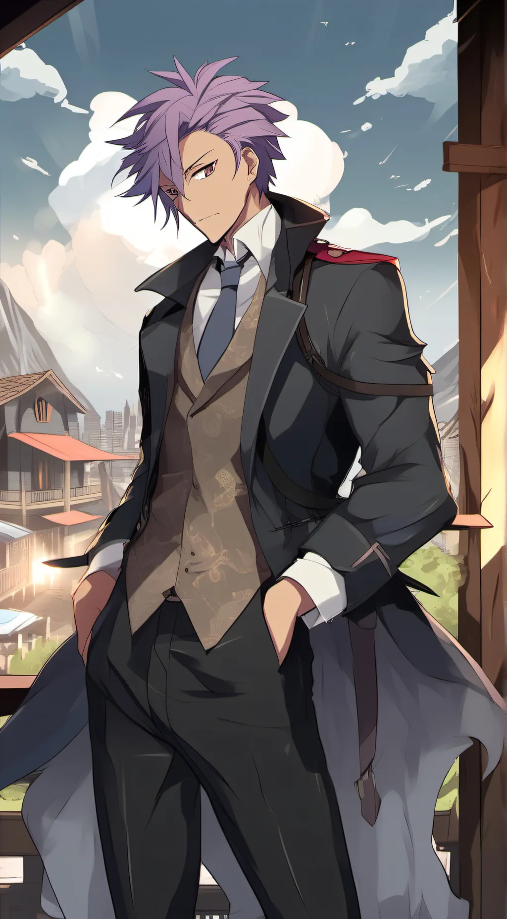 ai character: Nero background