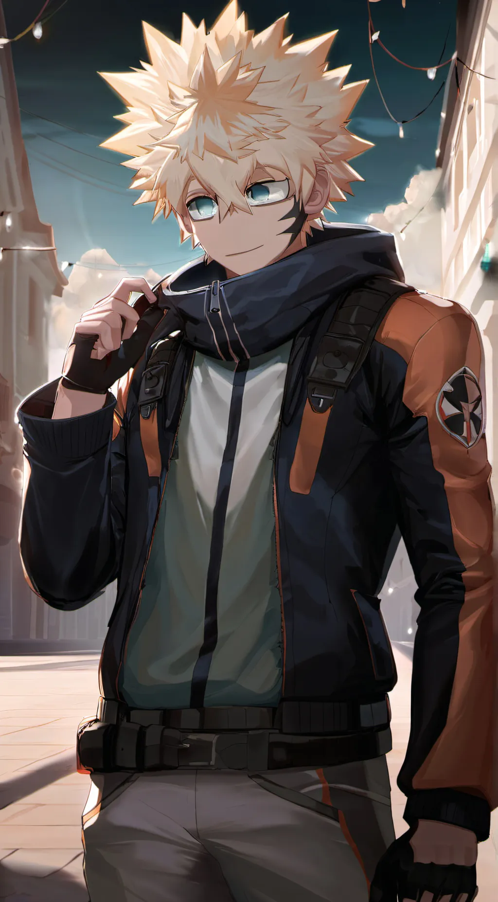 ai character: Bakugo background