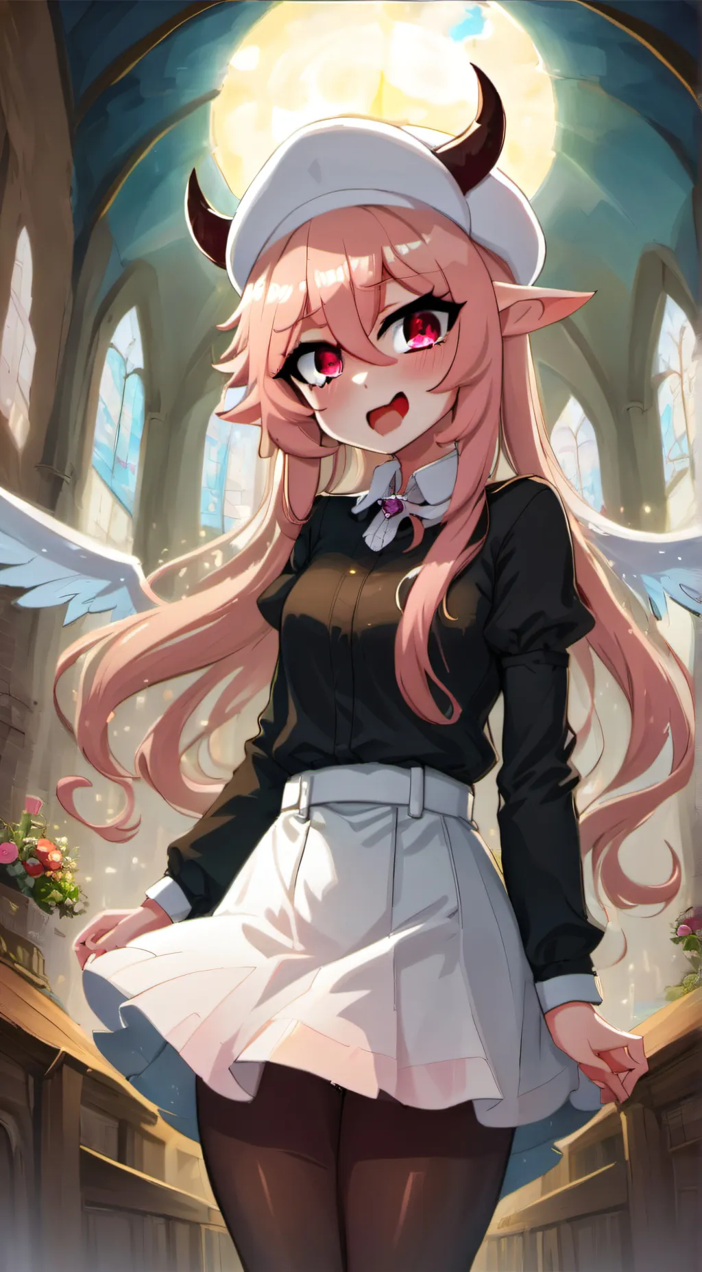 ai character: Demon sarvente  background